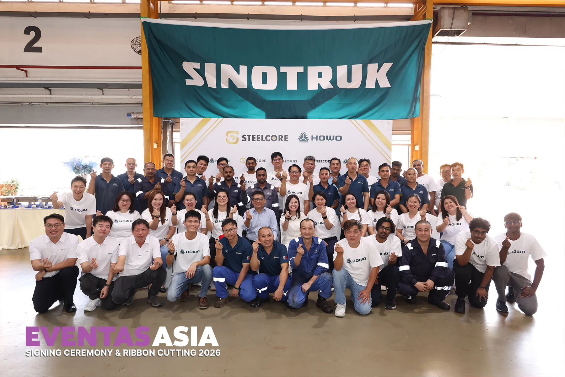 Eventas Asia Group Company Photo at the end of event
